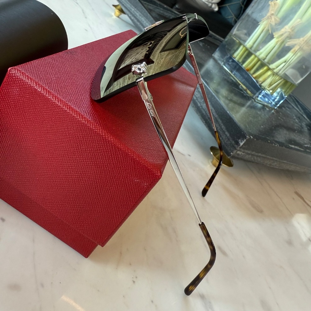 New Cartier Panthers Sunglasses Original - Picture 15 of 16